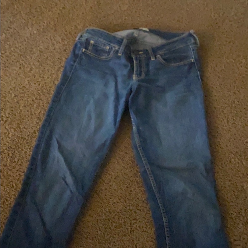 Hollister blue  skinny jeans